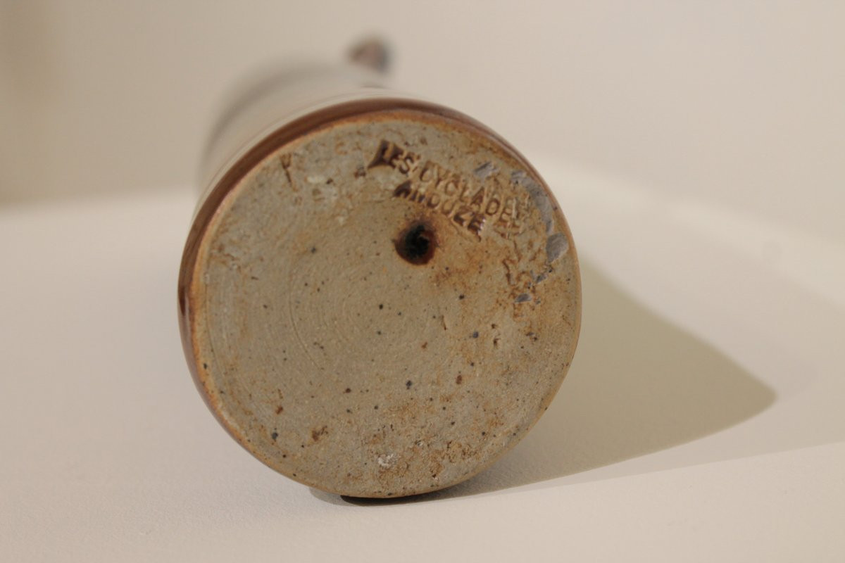 Roland Zobel Atelier les Cyclades, Anduze - Bouteille en céramique-photo-4