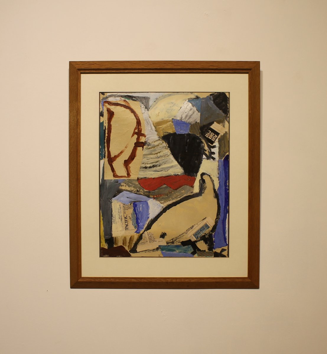 Technique mixte signée Antoine De La Boulaye-photo-3