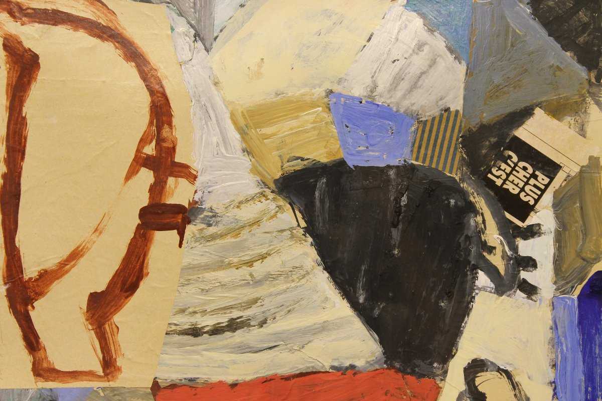 Technique mixte signée Antoine De La Boulaye-photo-1