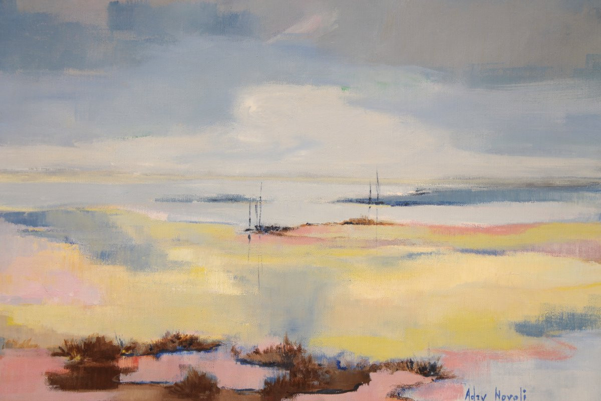 Huile sur toile "Profondeur du soir" Adry Novoli-photo-4