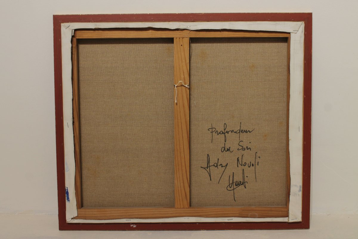 Huile sur toile "Profondeur du soir" Adry Novoli-photo-6