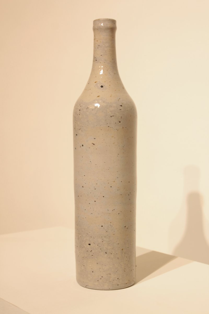 Large Bottle Vase By Roland Zobel, Les Cyclades, Anduze-photo-3