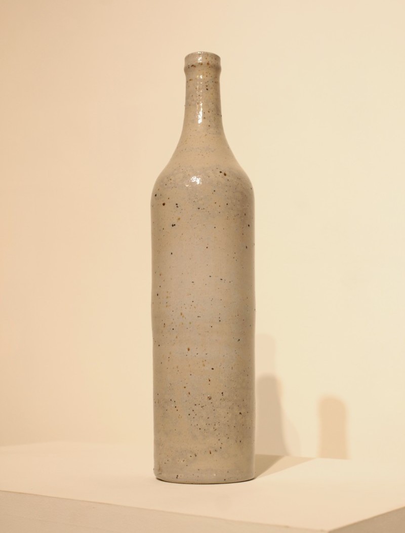 Large Bottle Vase By Roland Zobel, Les Cyclades, Anduze