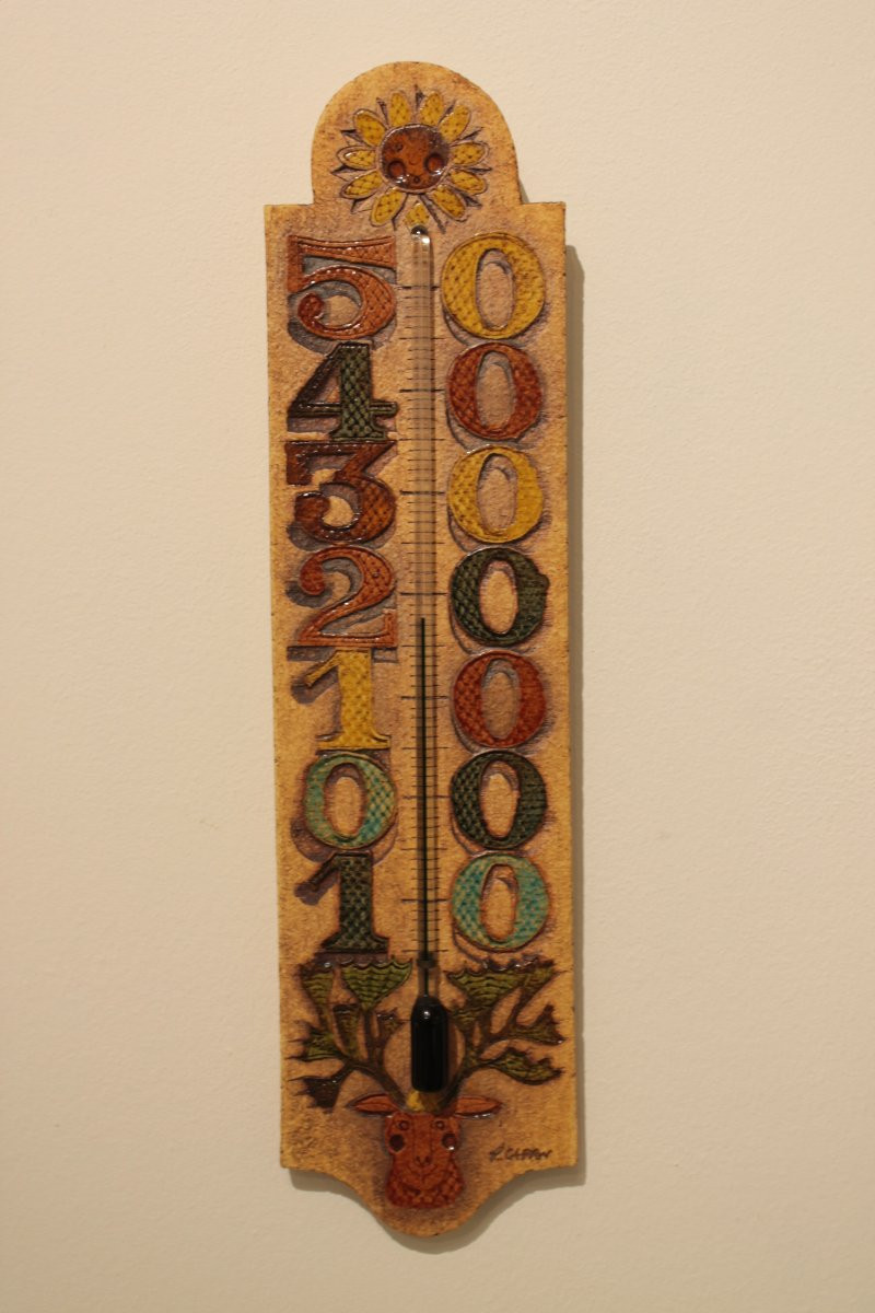 Roger Capron Ceramic Thermometer-photo-3