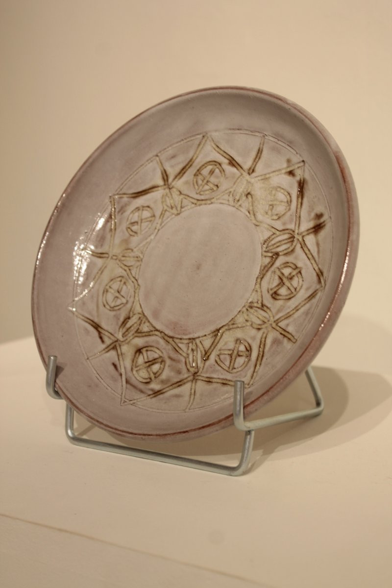 Ceramic Plate From The Les Argonautes Workshop, Vallauris-photo-1