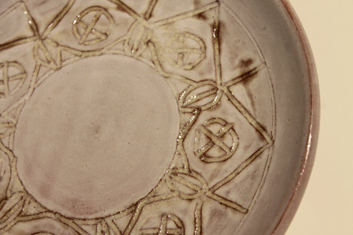 Ceramic Plate From The Les Argonautes Workshop, Vallauris-photo-5