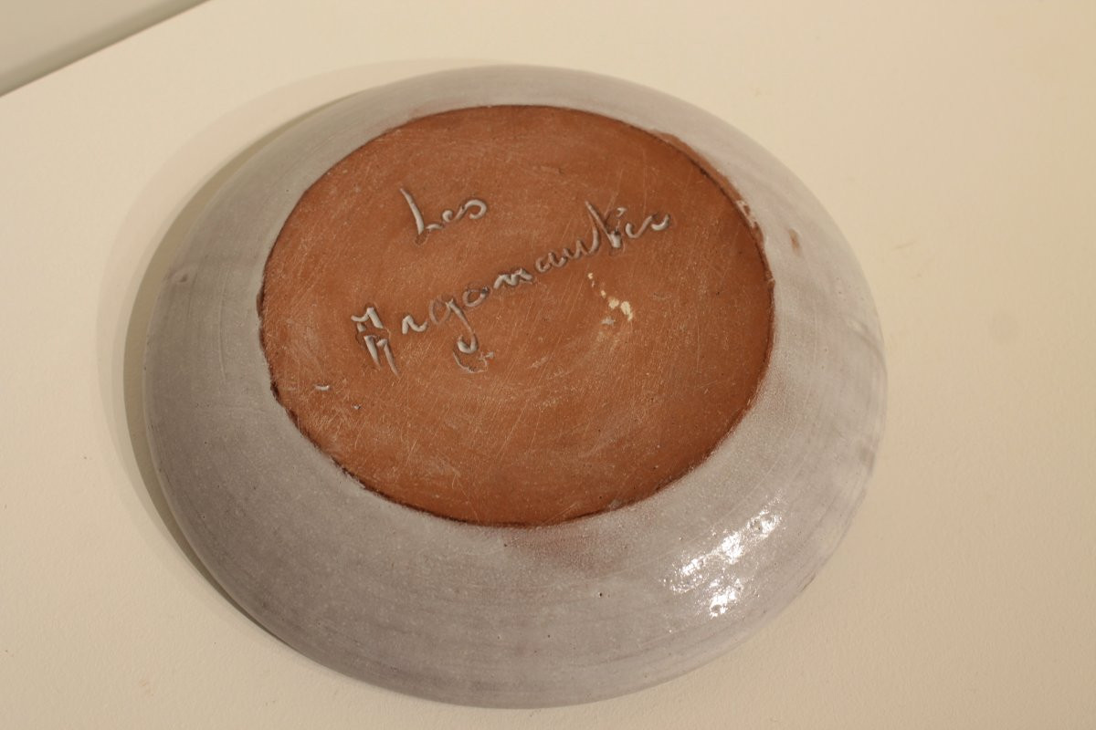 Ceramic Plate From The Les Argonautes Workshop, Vallauris-photo-8