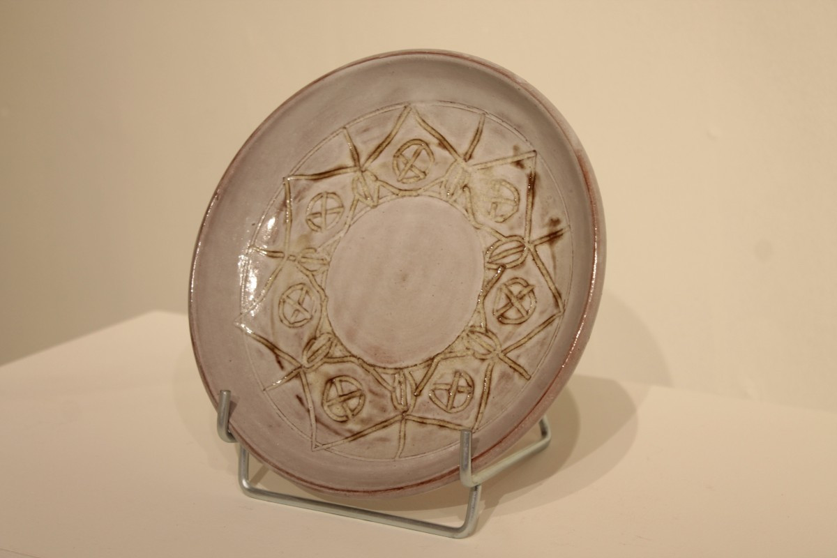 Ceramic Plate From The Les Argonautes Workshop, Vallauris