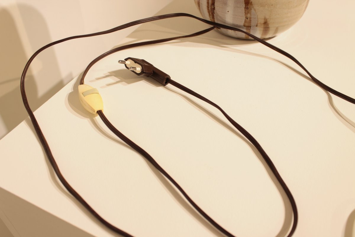 Signed Glazed Ceramic Lamp -photo-8