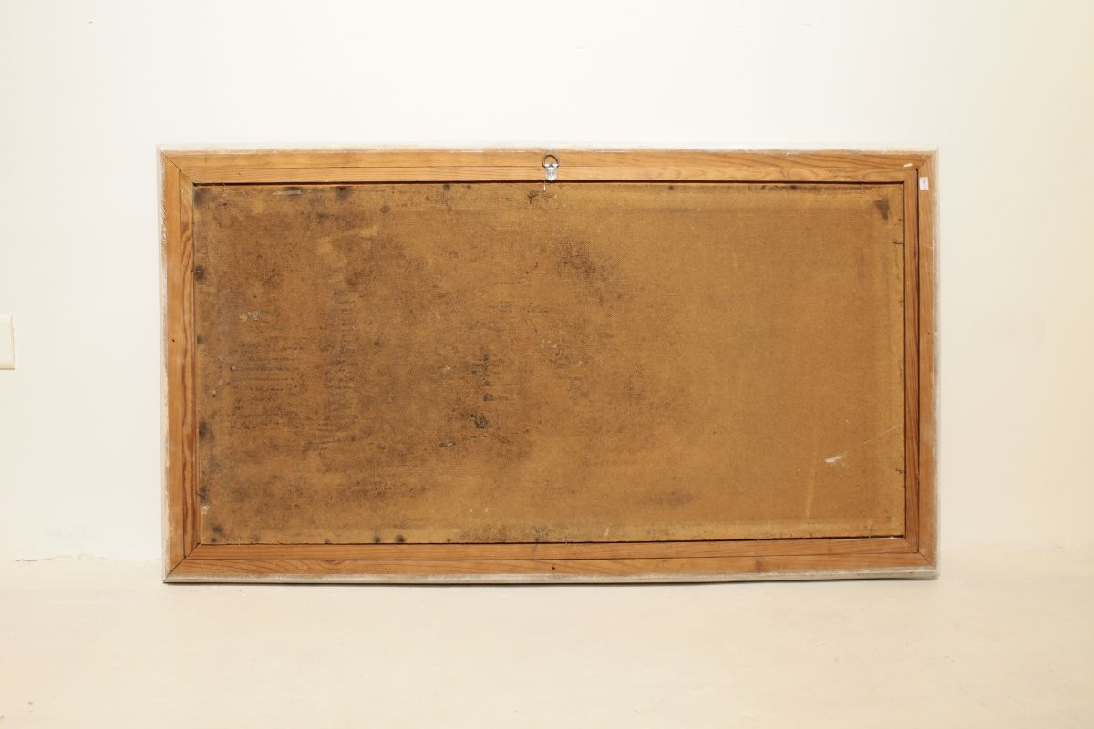 Large Marine Painting By Pierre Forest - French Riviera, 1920s/1930s-photo-8