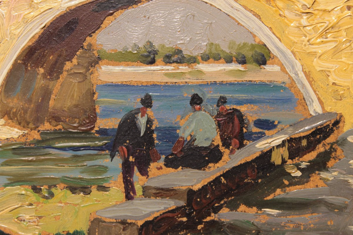 Gustave Vidal (1895-1966) - Le pont Saint-Bénézet à Avignon-photo-4