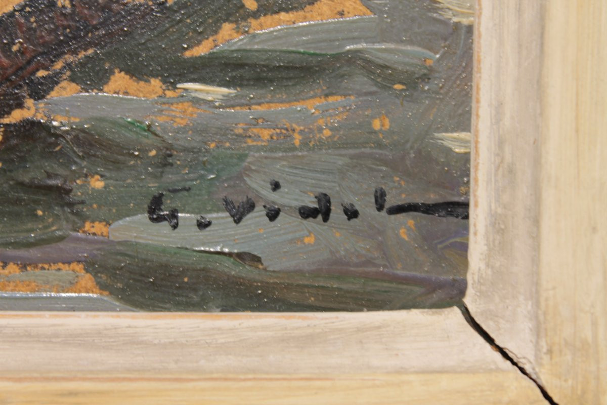 Gustave Vidal (1895-1966) - Le pont Saint-Bénézet à Avignon-photo-6