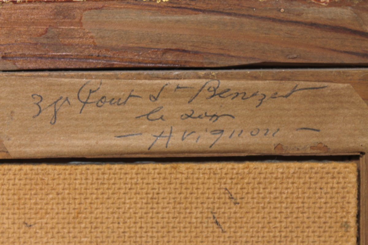 Gustave Vidal (1895-1966) - Le pont Saint-Bénézet à Avignon-photo-8