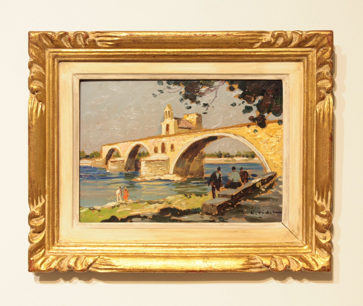Gustave Vidal (1895-1966) - Le pont Saint-Bénézet à Avignon