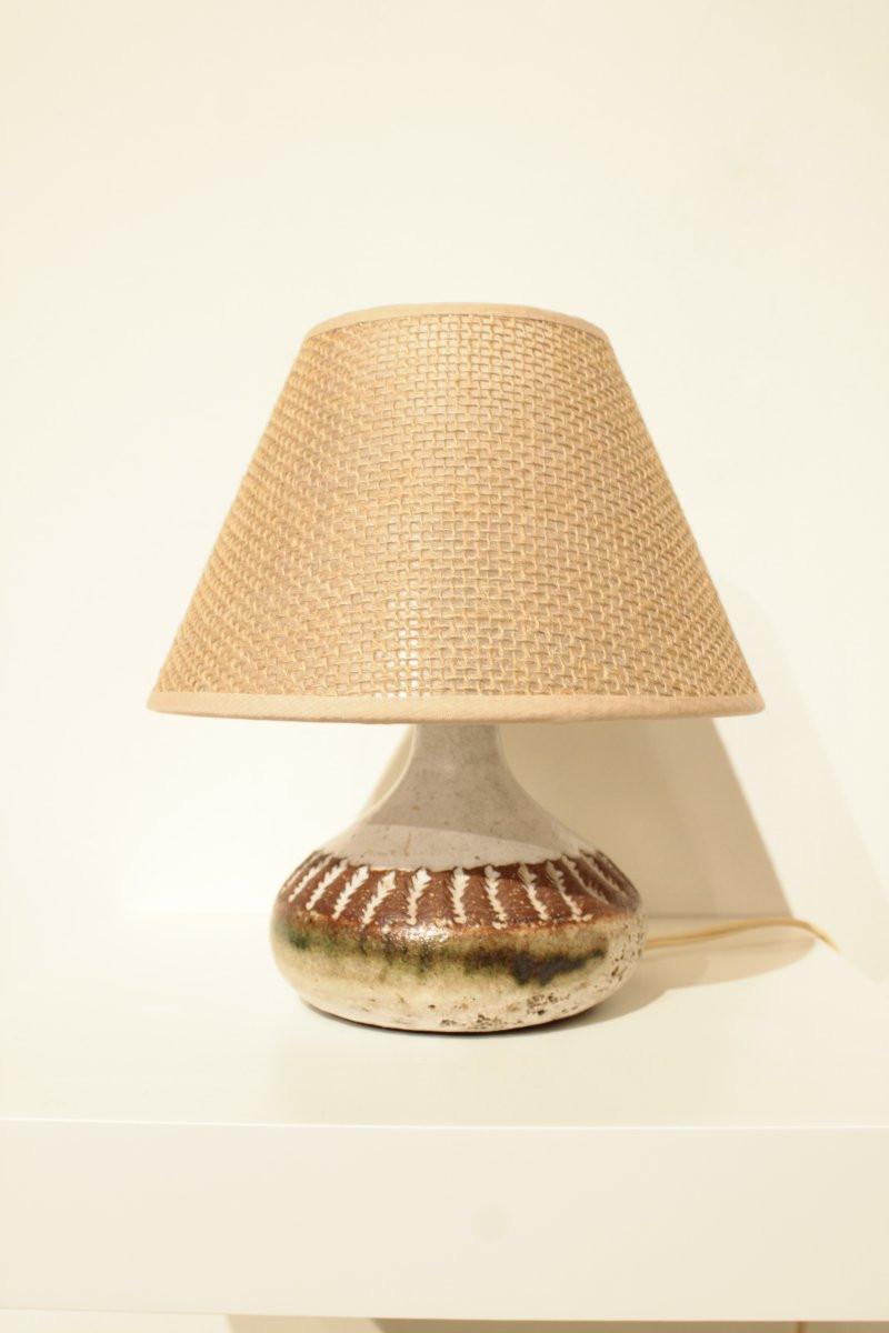 Albert Thiry Ceramic Lamp, Vallauris-photo-2