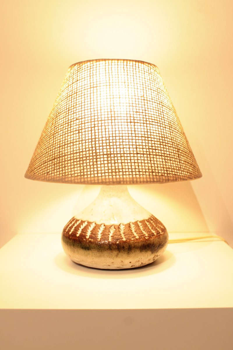 Albert Thiry Ceramic Lamp, Vallauris-photo-3