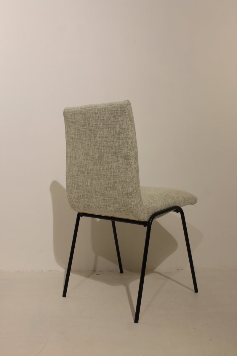 Ensemble de 6 chaises "Robert" de Pierre Guariche pour Meurop, 1961-photo-6