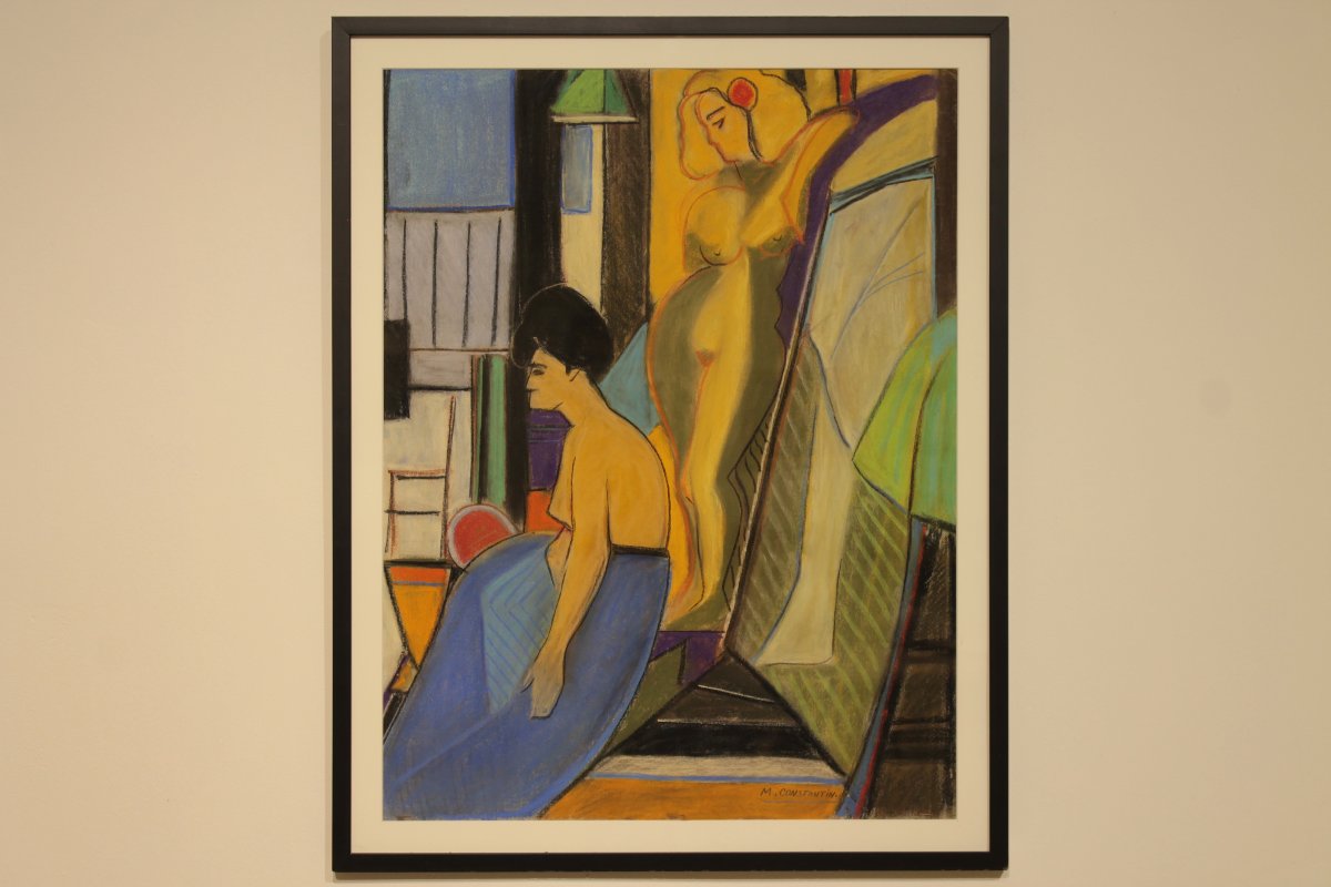Pastel By Marceau Constantin Titled -photo-1