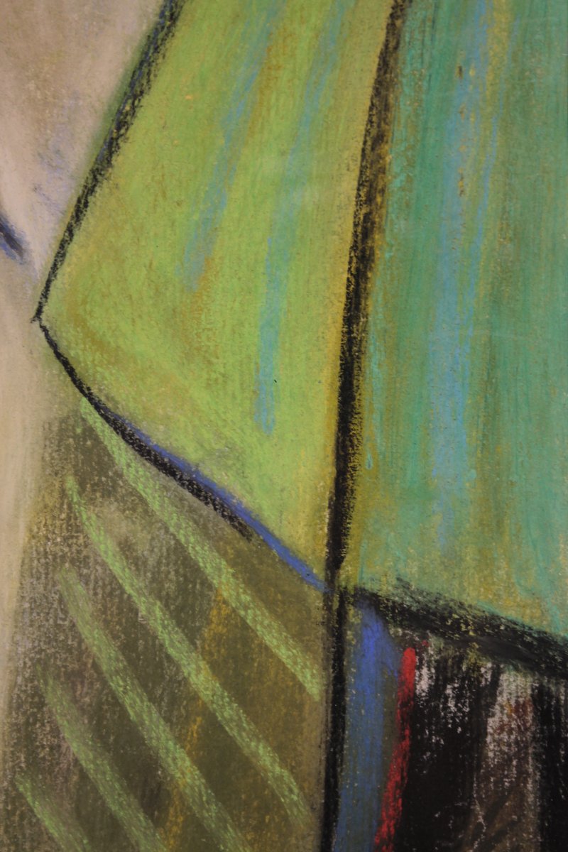 Pastel By Marceau Constantin Titled -photo-4