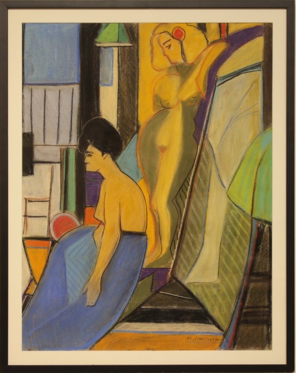 Pastel By Marceau Constantin Titled 