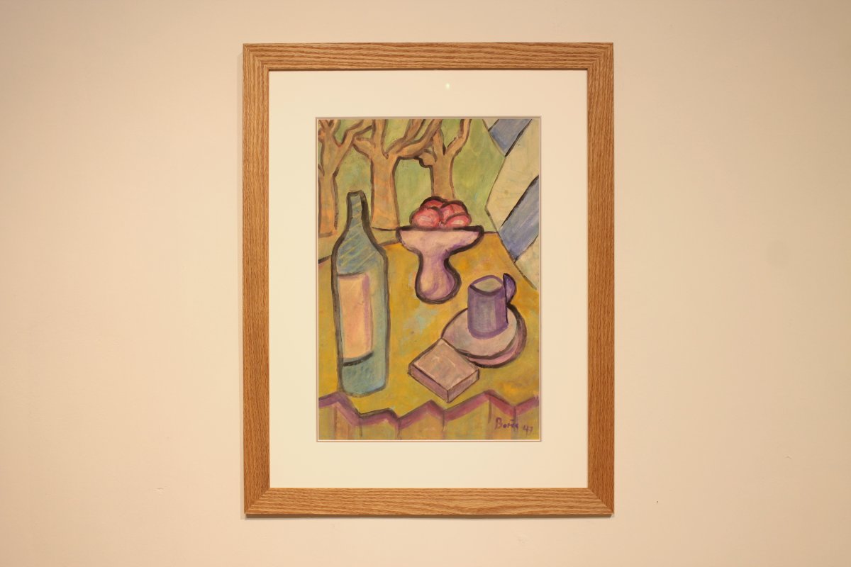 Still Life By Francisco Borès (1898–1972) - Gouache On Paper-photo-2