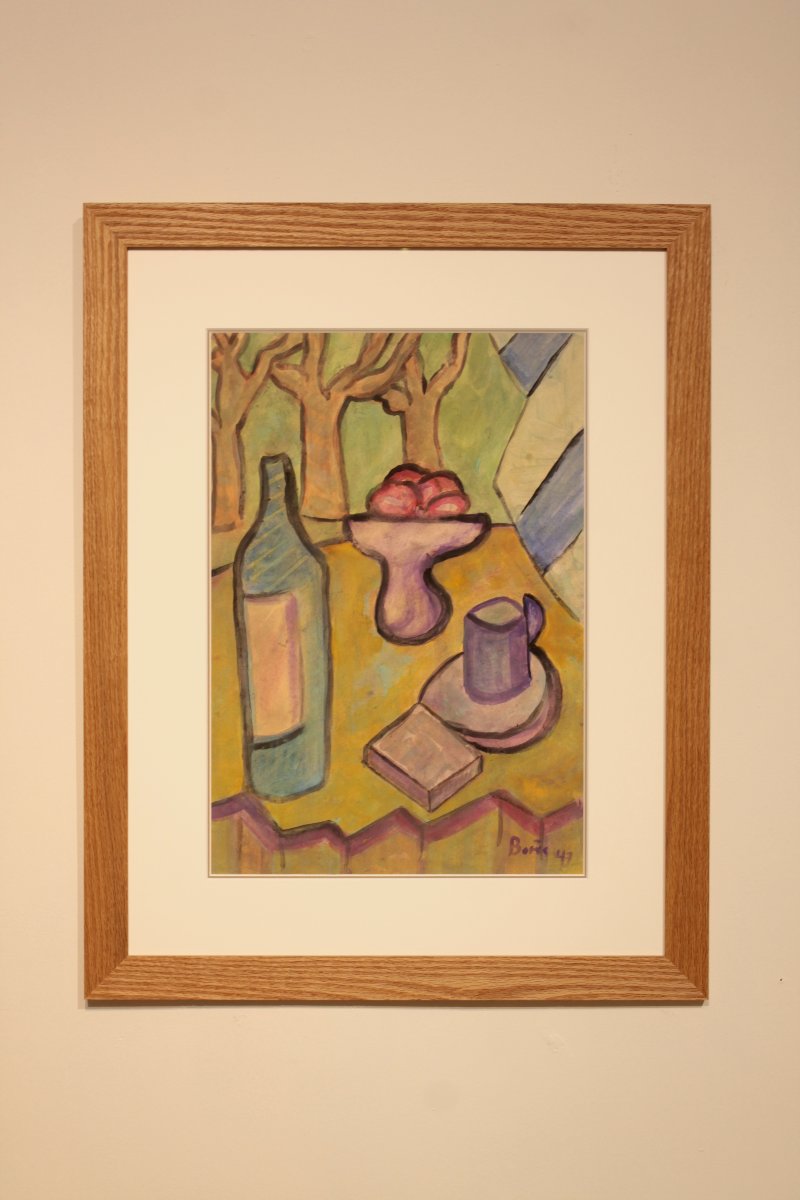 Still Life By Francisco Borès (1898–1972) - Gouache On Paper-photo-4