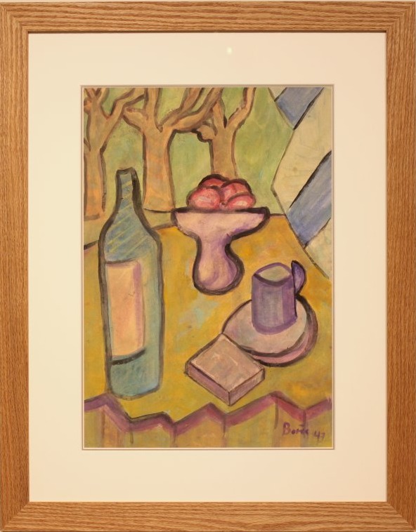 Still Life By Francisco Borès (1898–1972) - Gouache On Paper