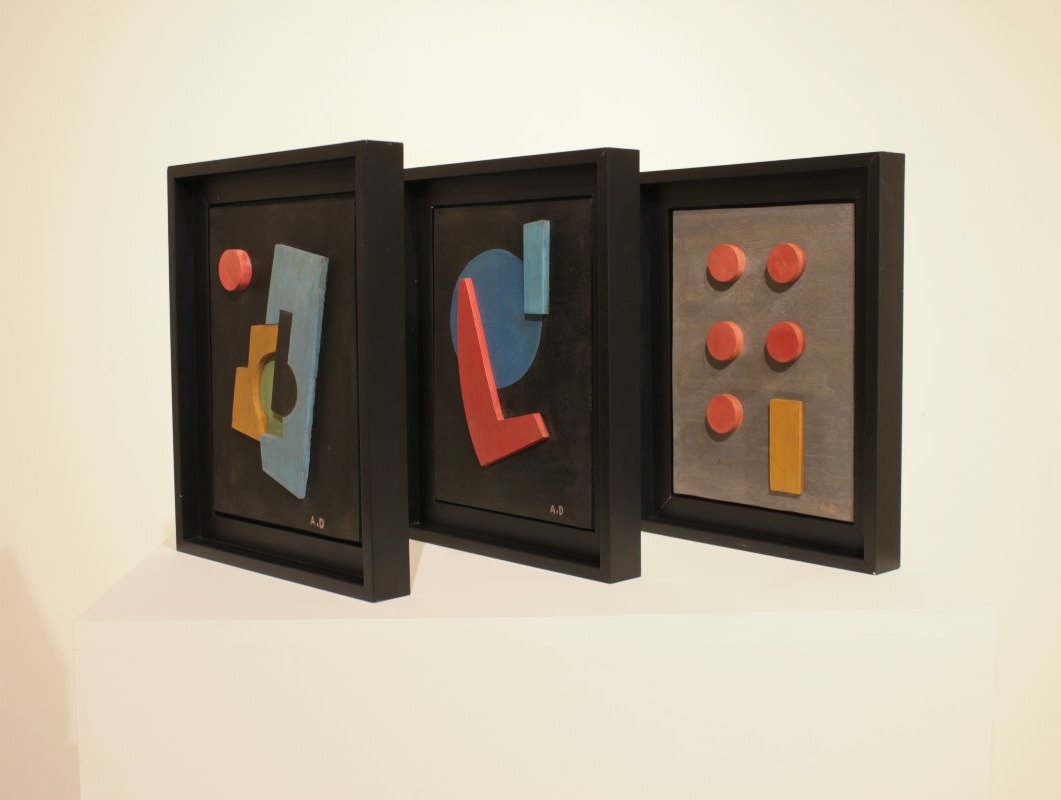 Abstract Compositions On Wood By Alexander Dioklevic 