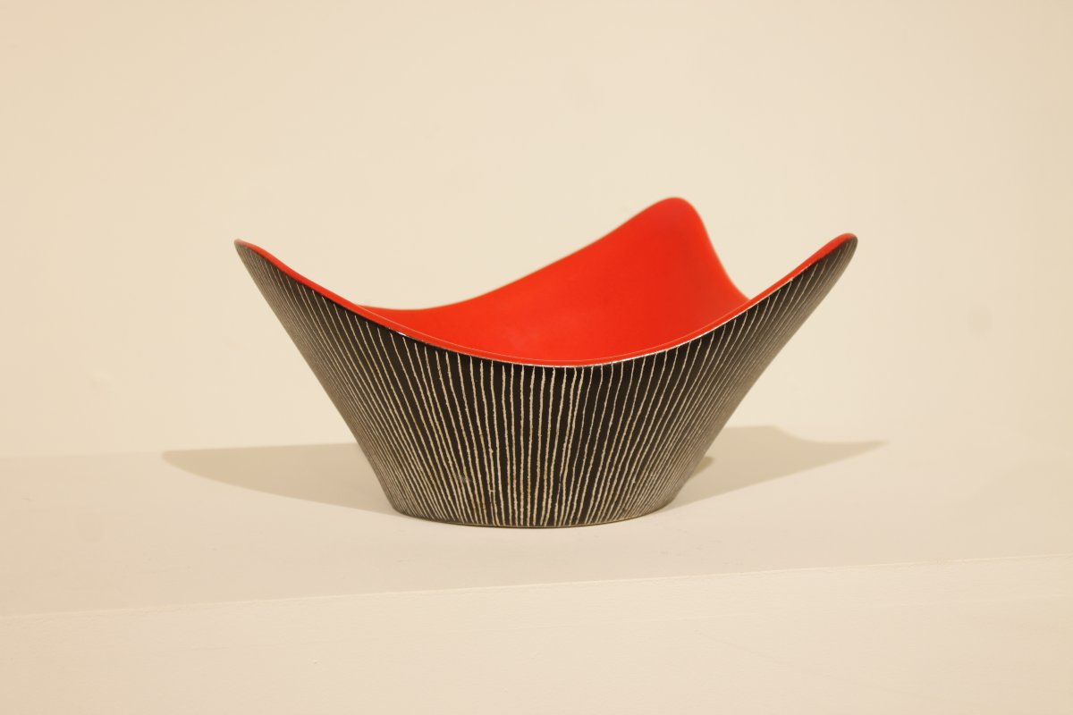 Grande coupe en céramique de Jean de Lespinasse 