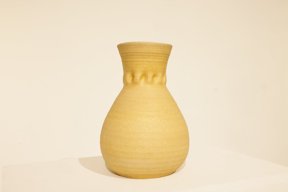 Grand vase signé - Poterie d'Accolay-photo-3