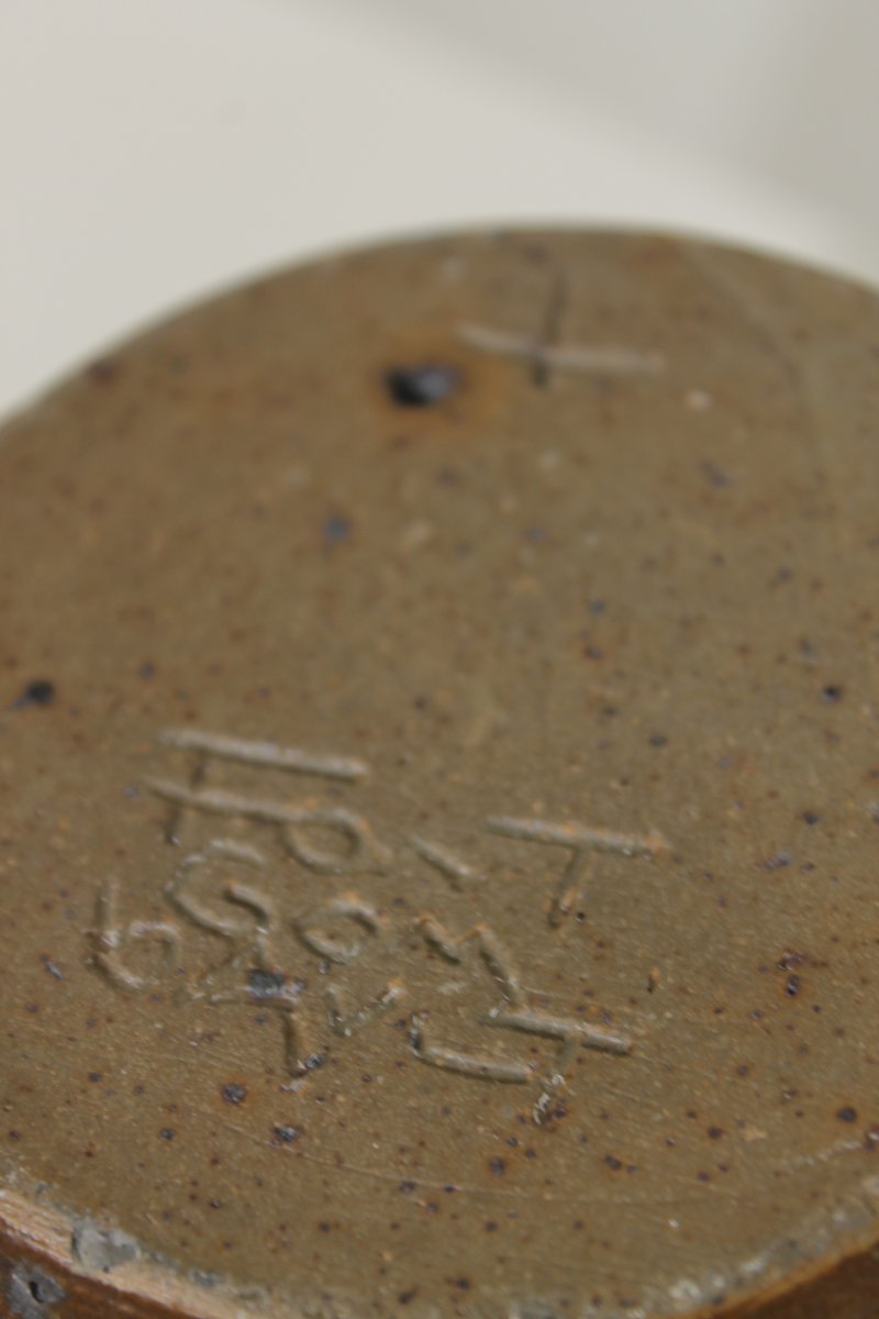 Glazed Stoneware Cup By Fontgombault-photo-4