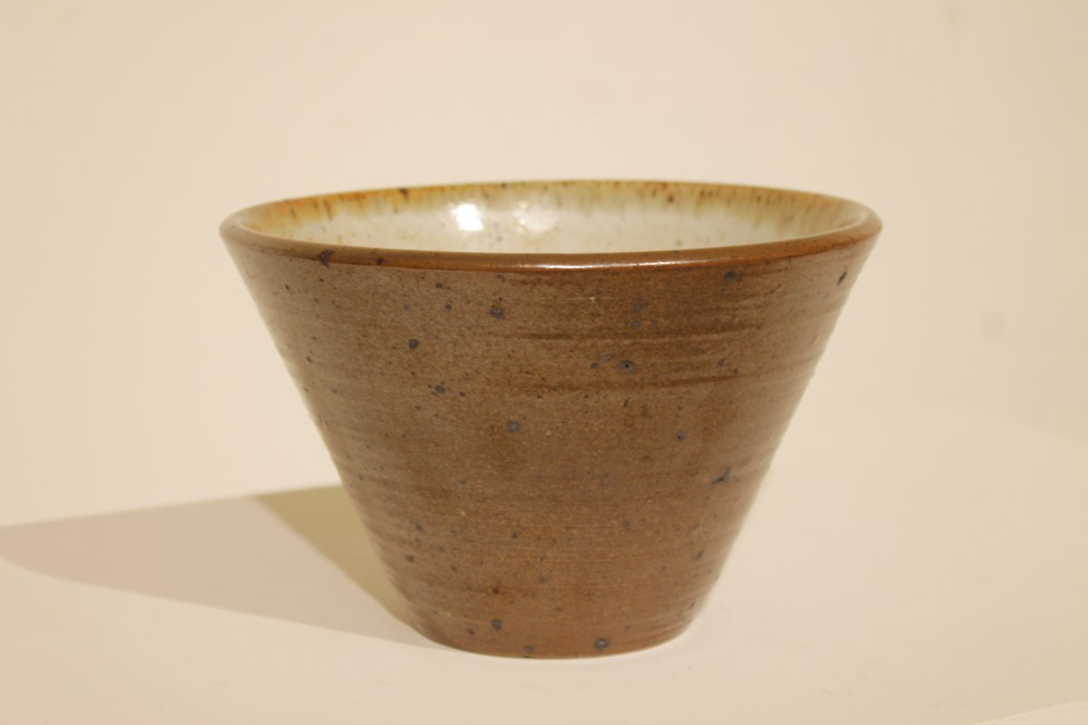 Glazed Stoneware Cup By Fontgombault