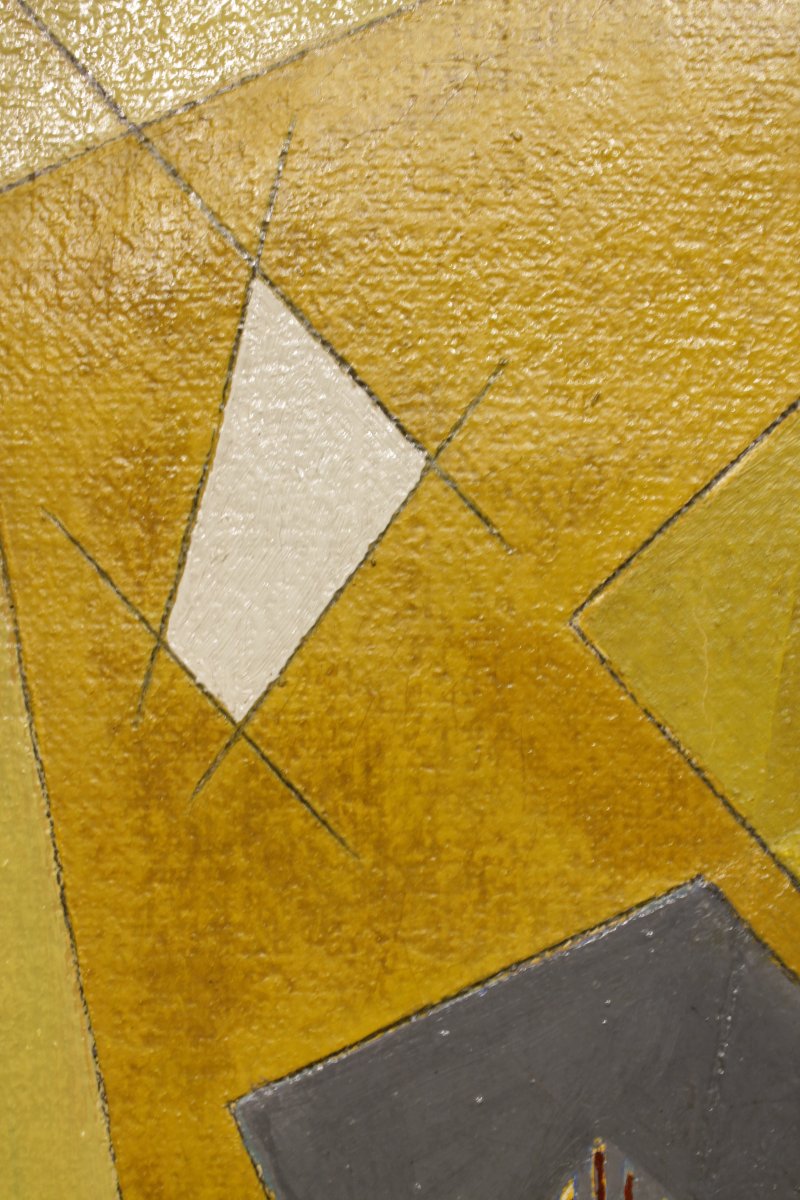 Abstraction géométrique HST de Maurice Miot signée Melito-photo-4