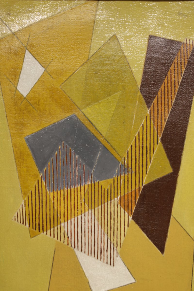 Abstraction géométrique HST de Maurice Miot signée Melito-photo-8