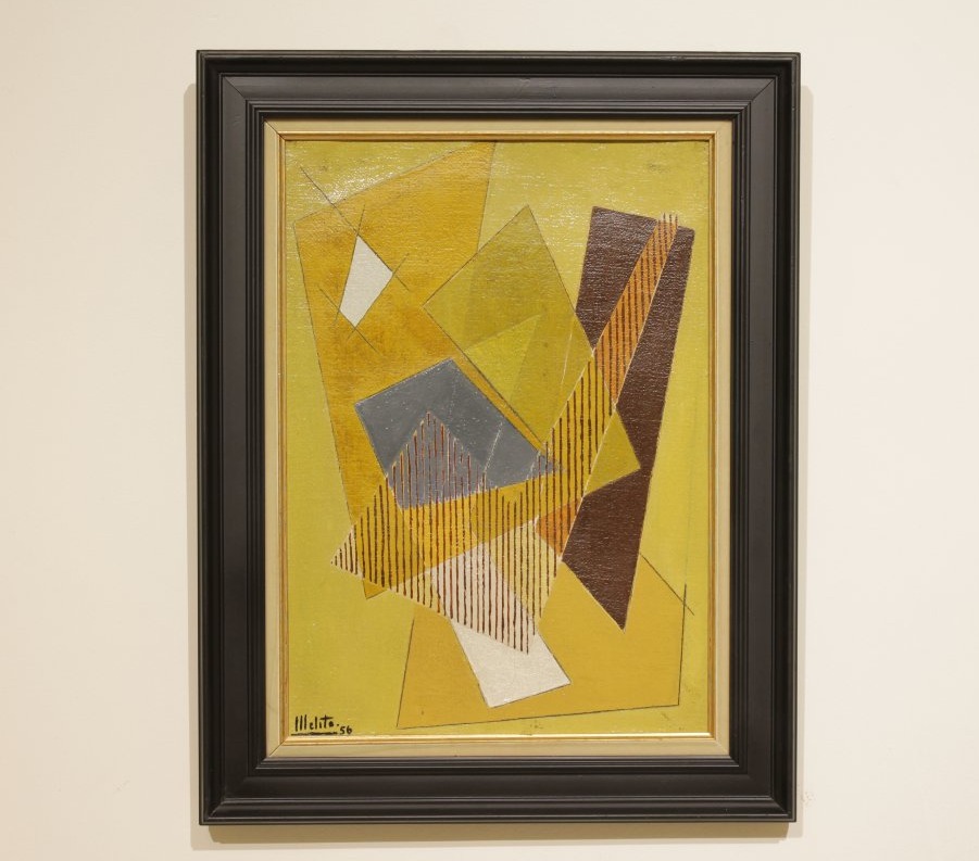 Abstraction géométrique HST de Maurice Miot signée Melito