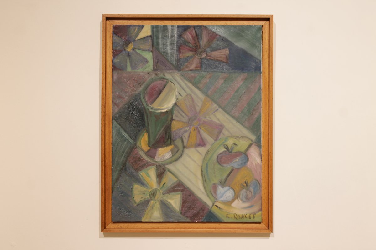 Still Life With Cubist Flowers - Elisabeth Ronget-photo-4