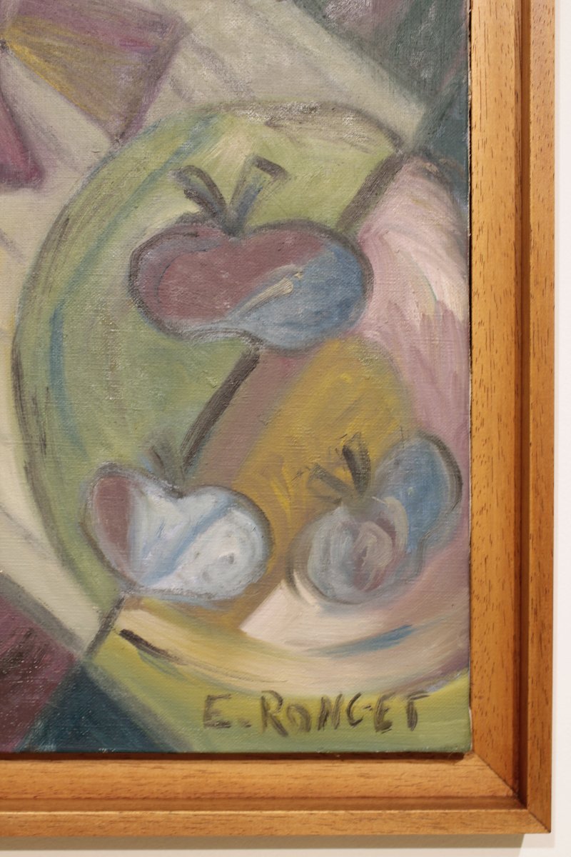 Still Life With Cubist Flowers - Elisabeth Ronget-photo-2