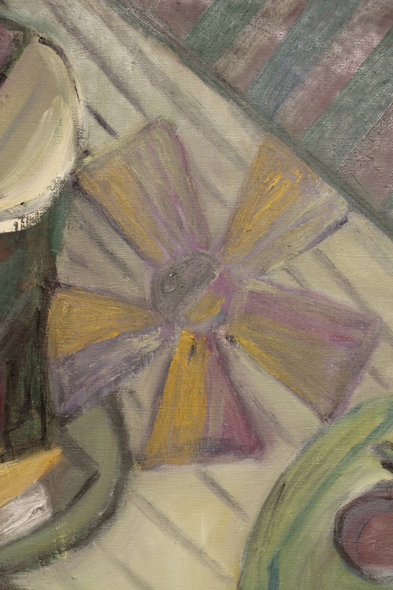 Still Life With Cubist Flowers - Elisabeth Ronget-photo-5