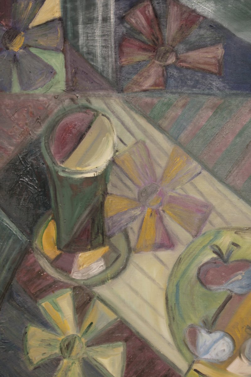 Still Life With Cubist Flowers - Elisabeth Ronget-photo-6