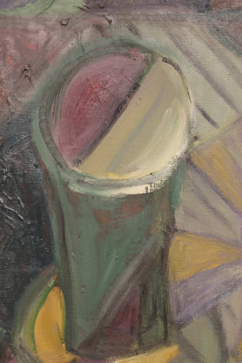 Still Life With Cubist Flowers - Elisabeth Ronget-photo-8