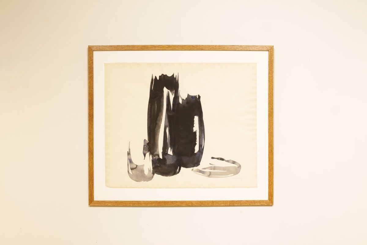 Watercolor On Paper By Jean-claude Rouiller (1939–1980)-photo-2