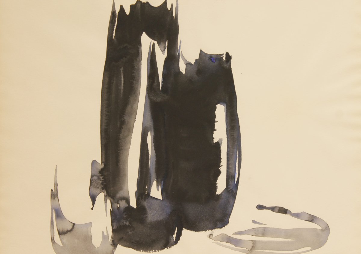 Watercolor On Paper By Jean-claude Rouiller (1939–1980)-photo-4