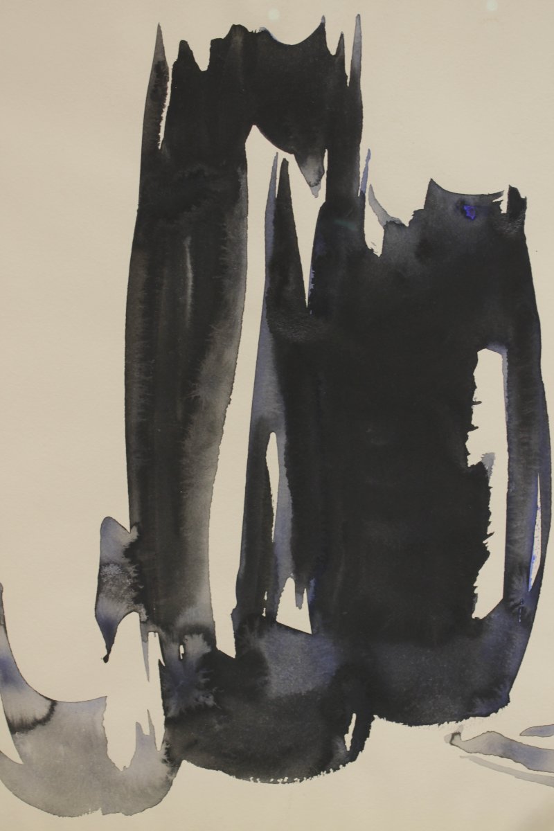 Watercolor On Paper By Jean-claude Rouiller (1939–1980)-photo-4