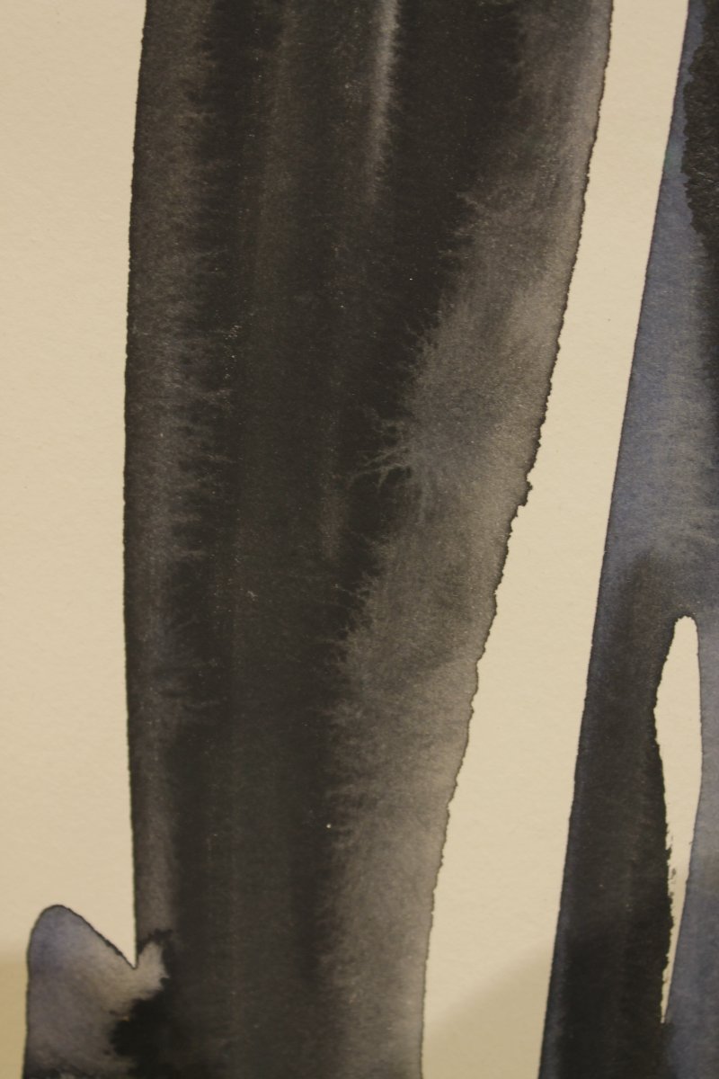 Watercolor On Paper By Jean-claude Rouiller (1939–1980)-photo-6
