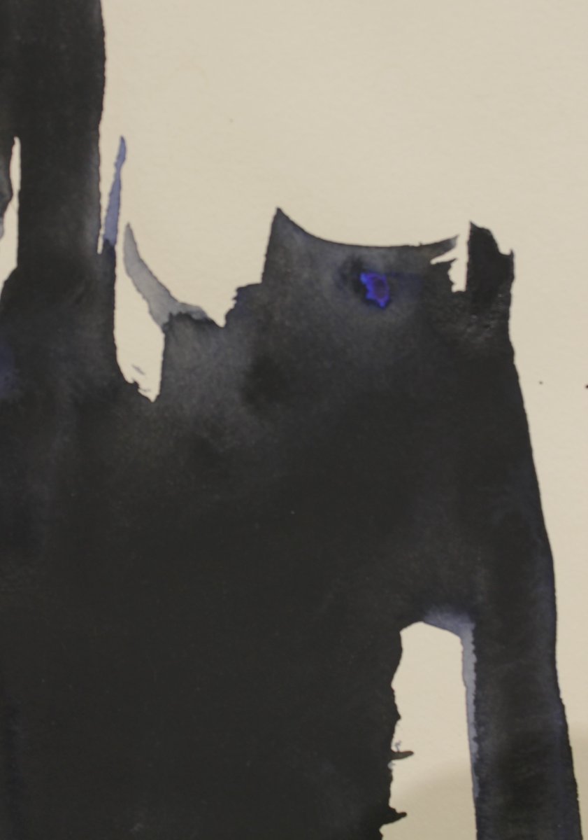 Watercolor On Paper By Jean-claude Rouiller (1939–1980)-photo-7