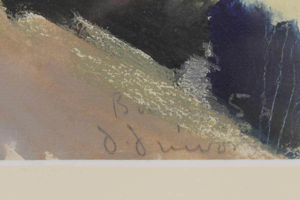 Gouache On Paper By Pierre Pruvost (1921–2008)-photo-5