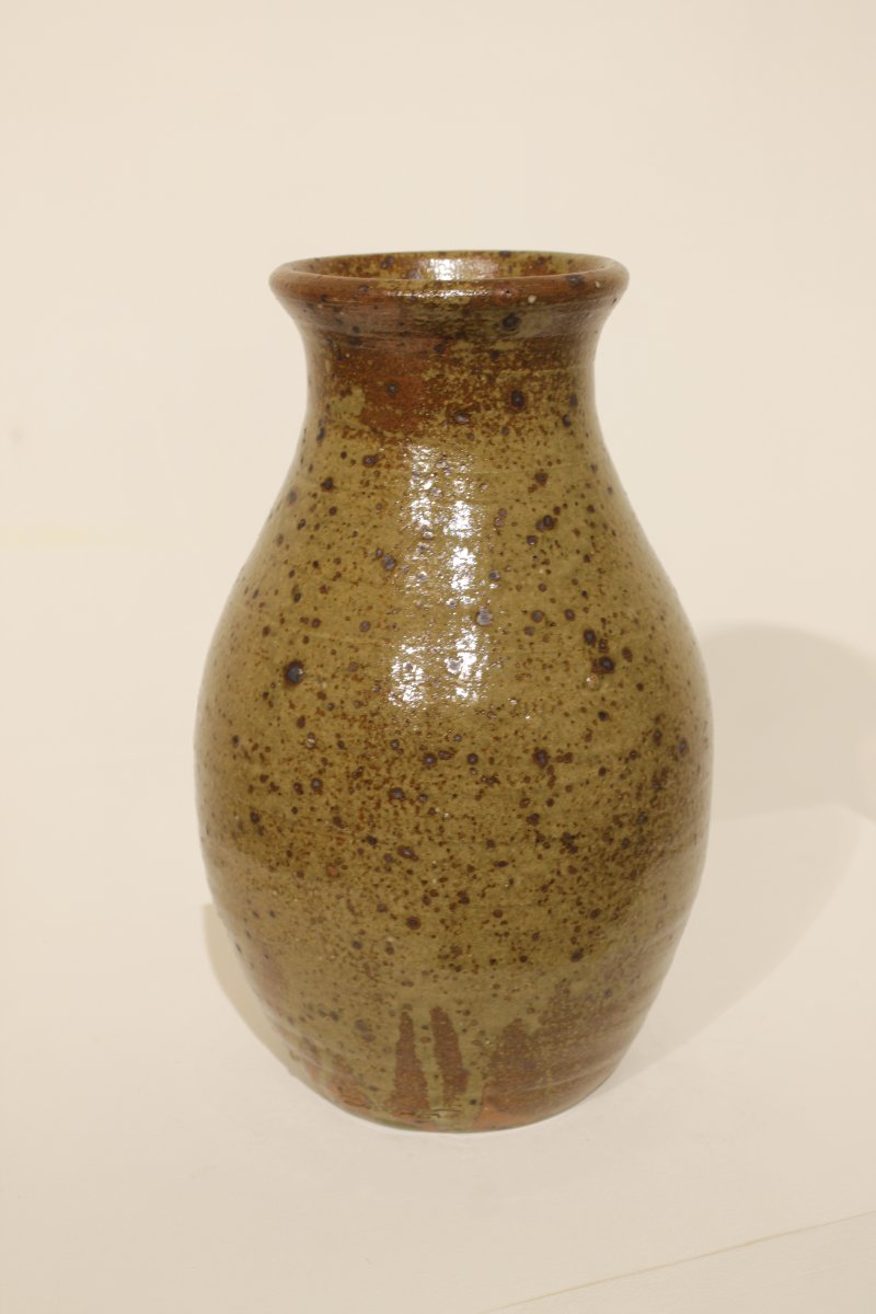 Important vase en grès pyrité de Guy Baudat (1938-2019)-photo-3