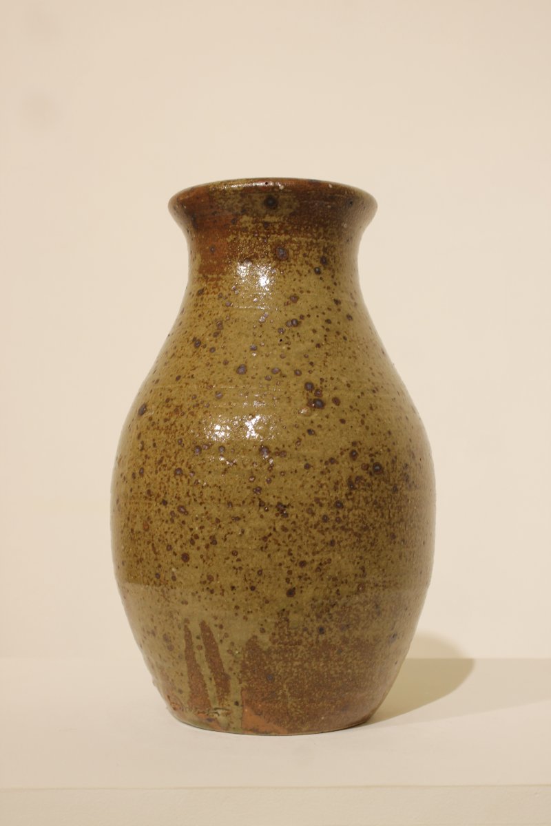 Important vase en grès pyrité de Guy Baudat (1938-2019)-photo-2