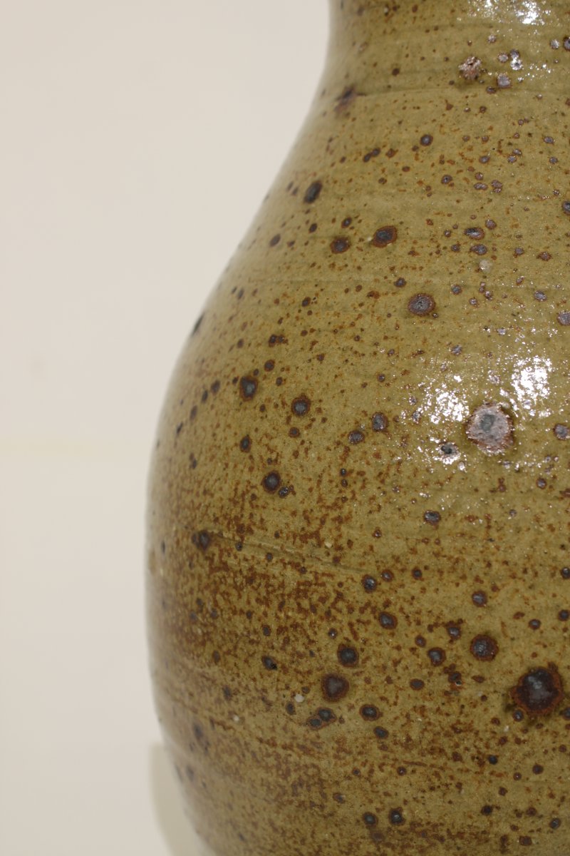 Important vase en grès pyrité de Guy Baudat (1938-2019)-photo-7