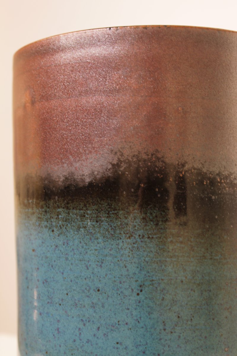 Large Stoneware Flower Vase By Charles Gaudry (1933–1980)-photo-3